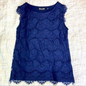 Blue Lace Top size XS